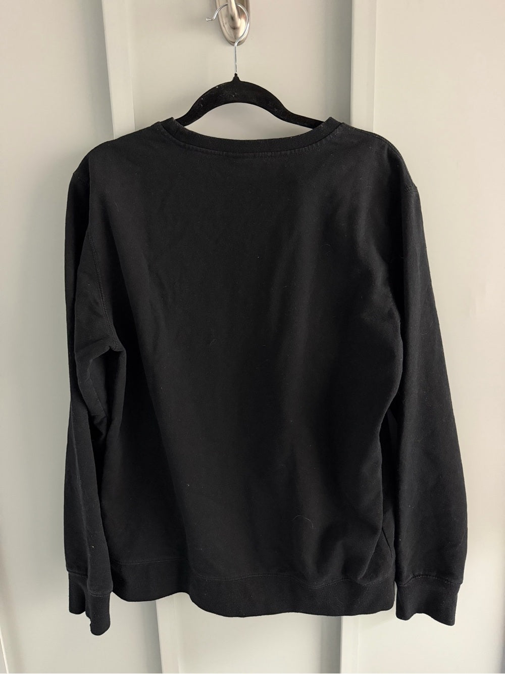 The North Face Black Patch Crew Neck Sweatshirt Men's Size M