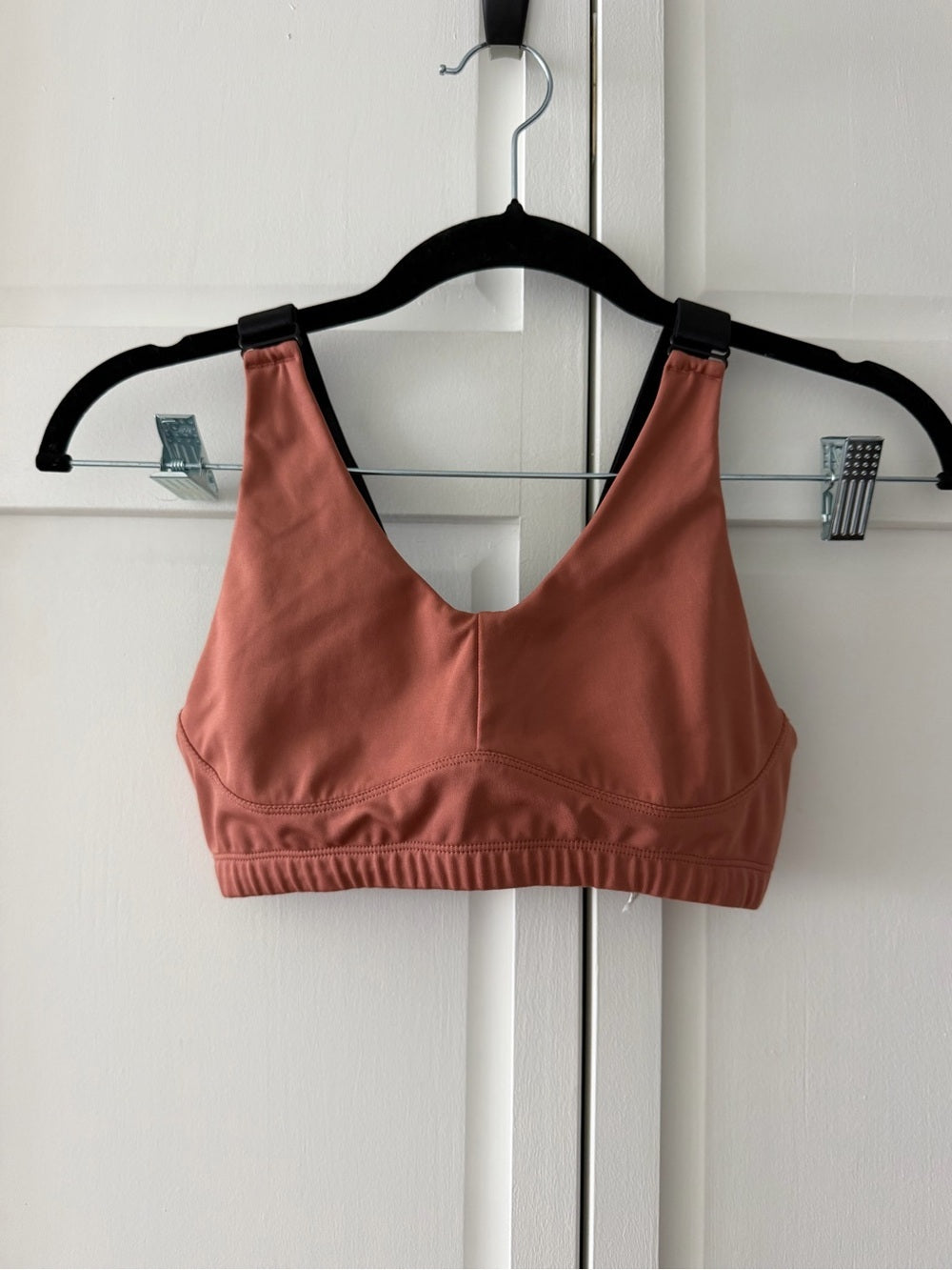 Varley Adjustable Strap Sports Bra Size Rust Medium Support XS