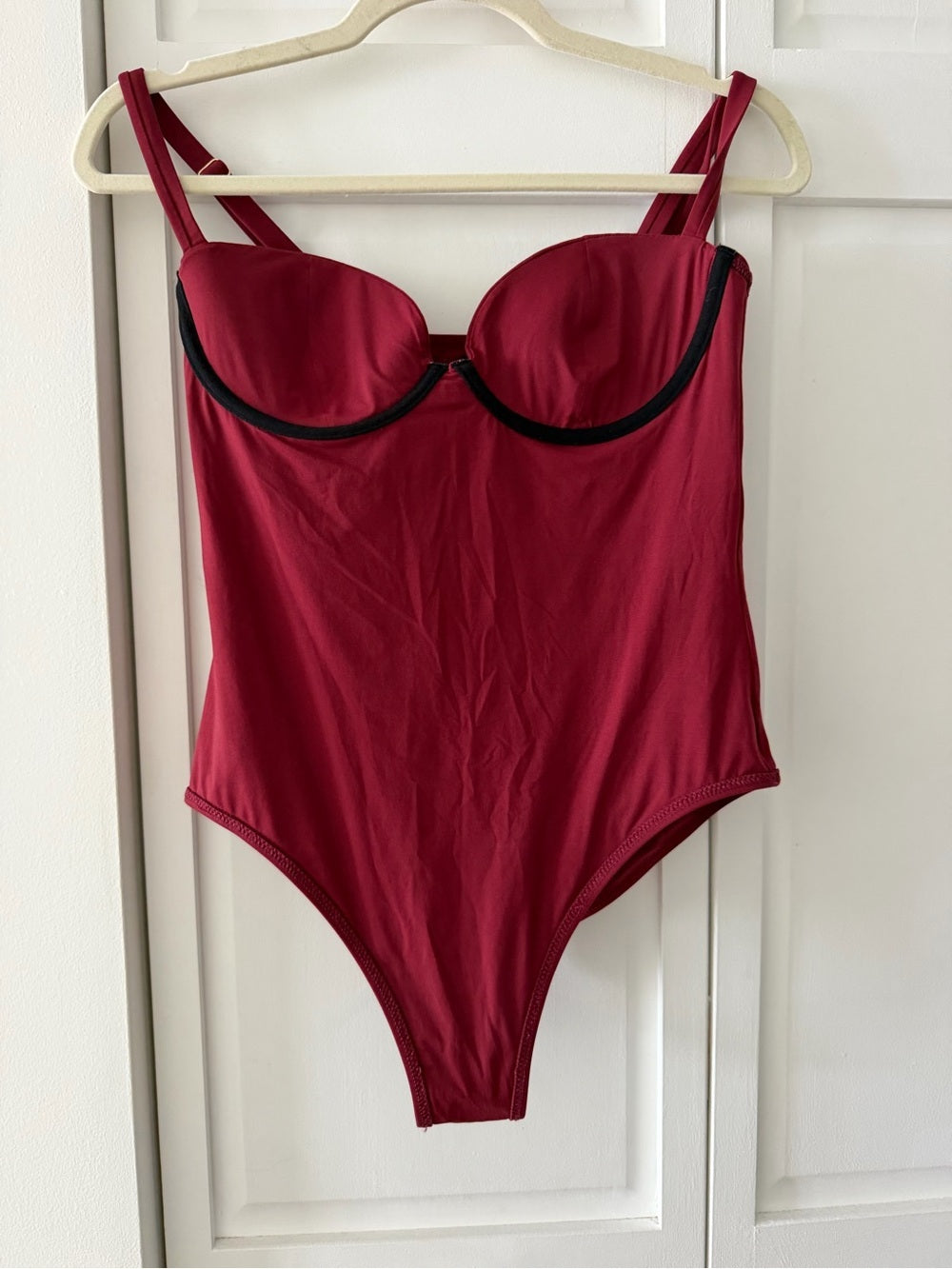 NWOT Reformation Aria Sweetheart Underwire One Piece Swimsuit M