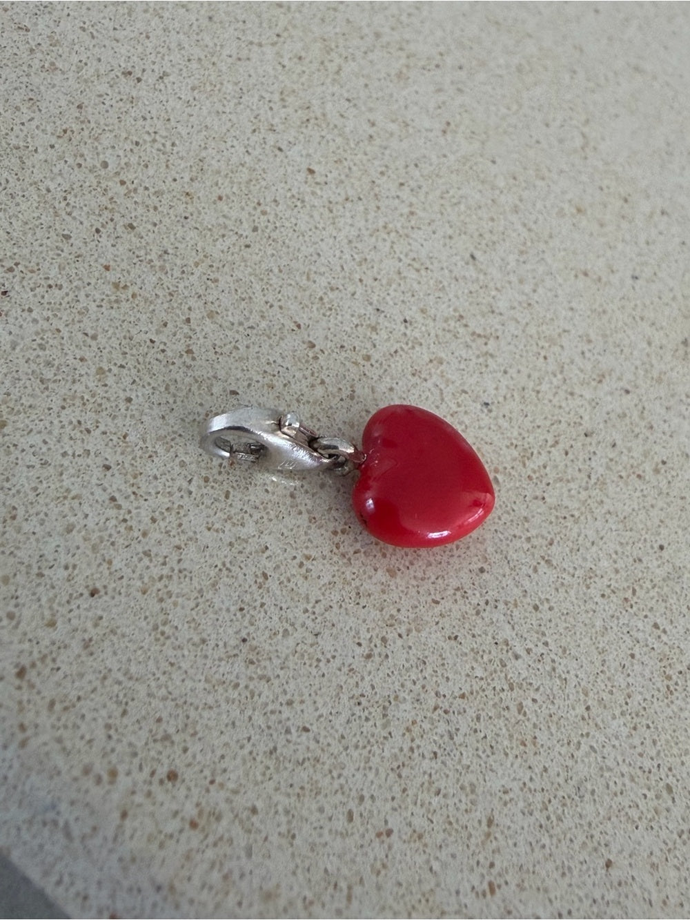 Thomas Sabo 925 Sterling Silver Red Heart Charm
