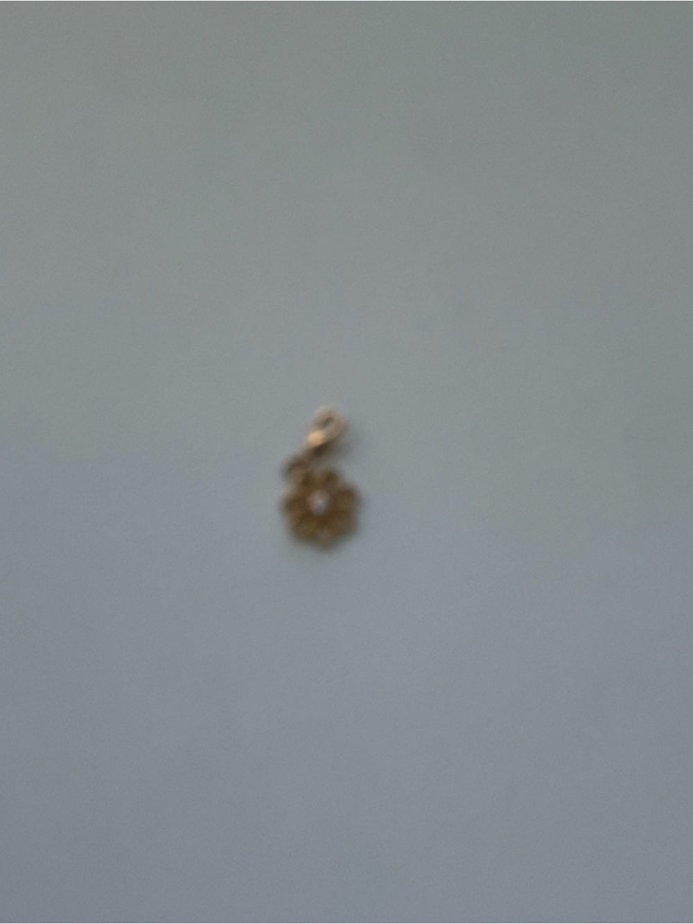 Thomas Sabo Gold Plated Sterling Silver Daisy Charm Authentic