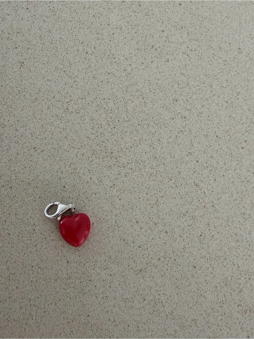 Thomas Sabo 925 Sterling Silver Red Heart Charm