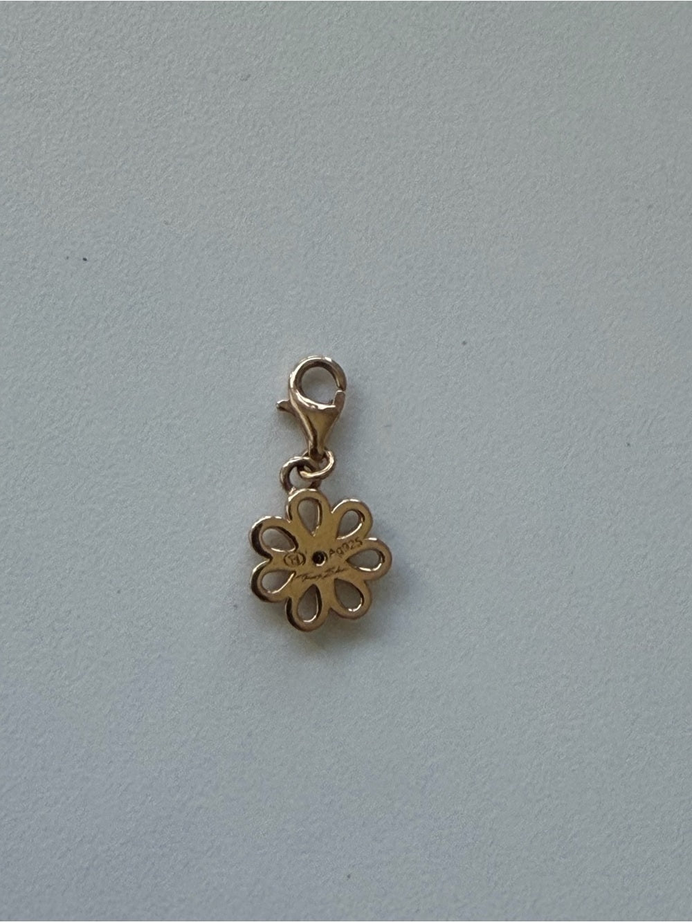 Thomas Sabo Gold Plated Sterling Silver Daisy Charm Authentic