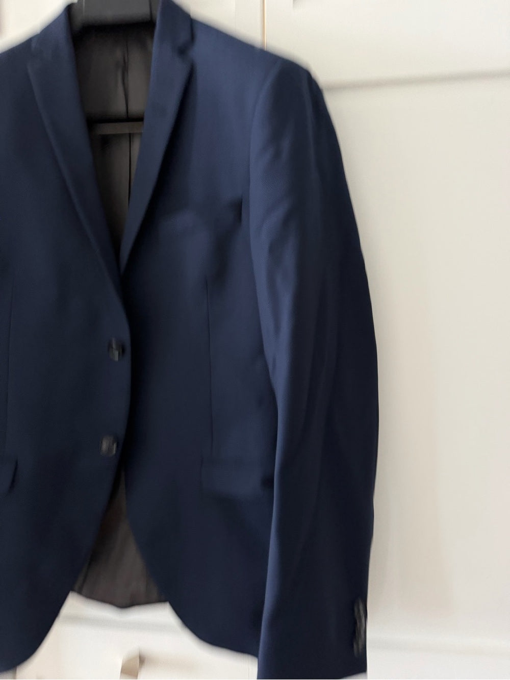 Tiger of Sweden Men's Navy Wool Two-Button Blazer Jacket 40
