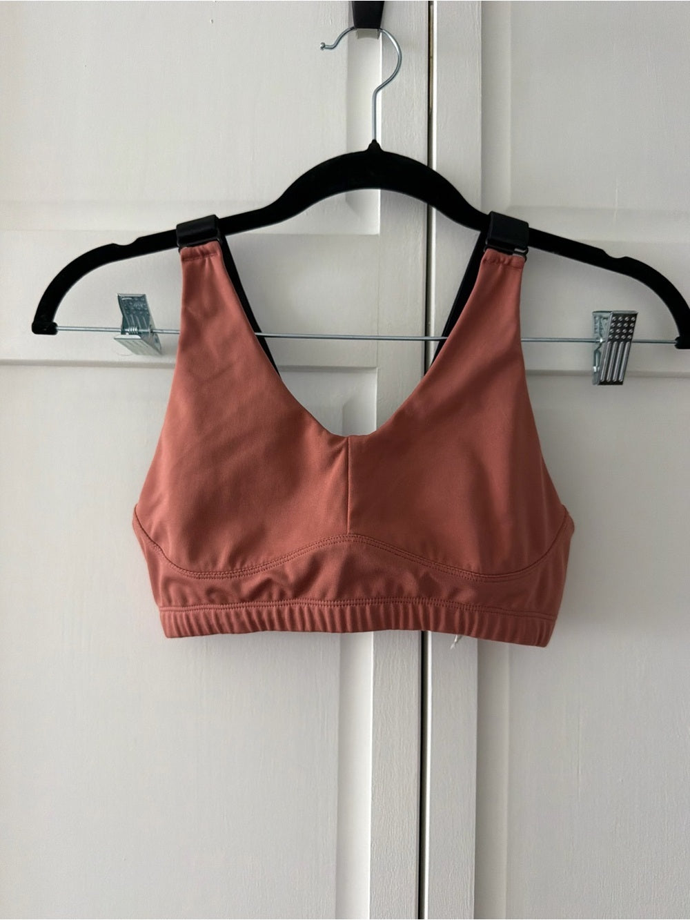 Varley Adjustable Strap Sports Bra Size Rust Medium Support XS