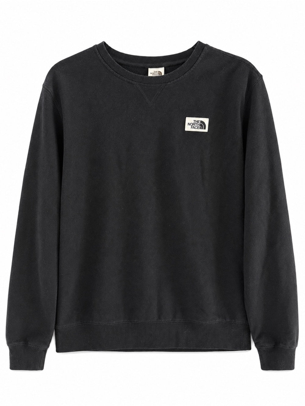 The North Face Black Patch Crew Neck Sweatshirt Men's Size M