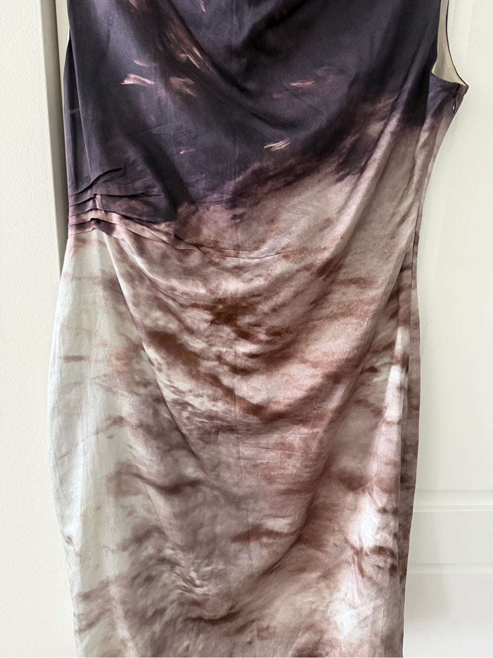 Escada Sport Ombre-Effect Ruched Sheath Dress - Size 8/10 (EU 40)