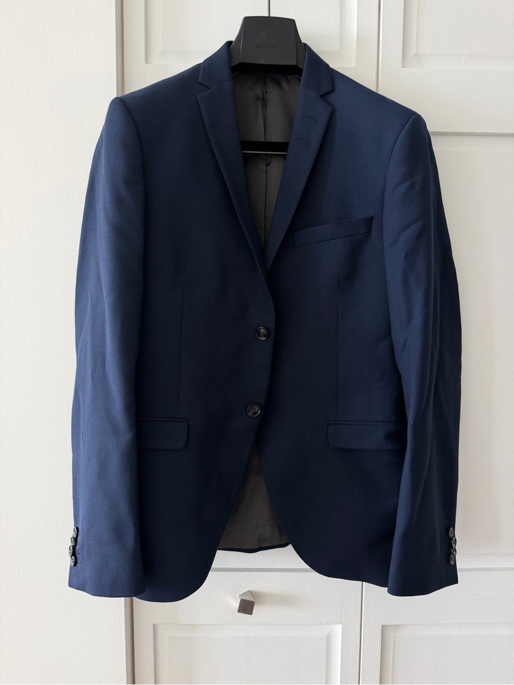 Tiger of Sweden Men's Navy Wool Two-Button Blazer Jacket 40