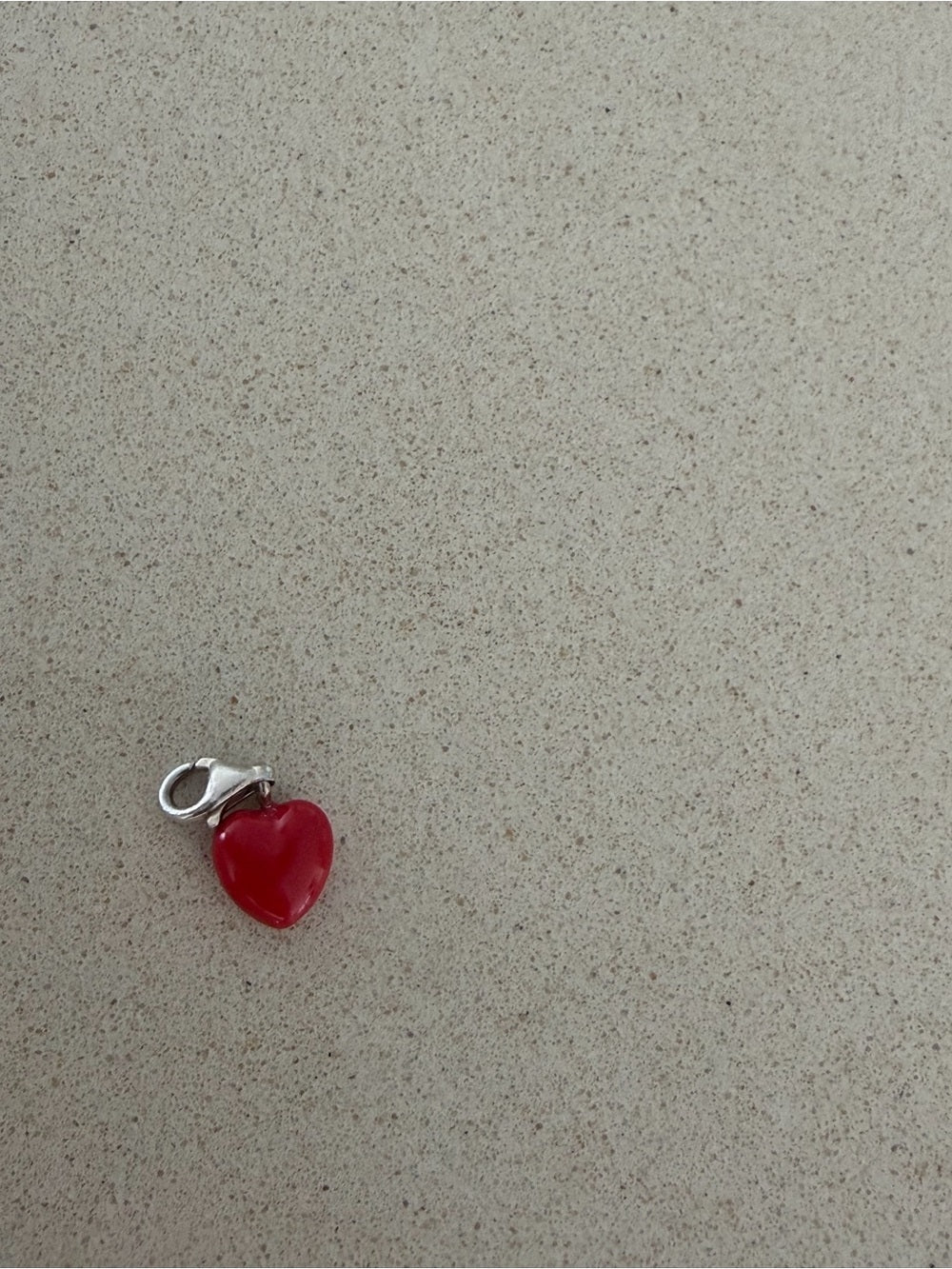 Thomas Sabo 925 Sterling Silver Red Heart Charm