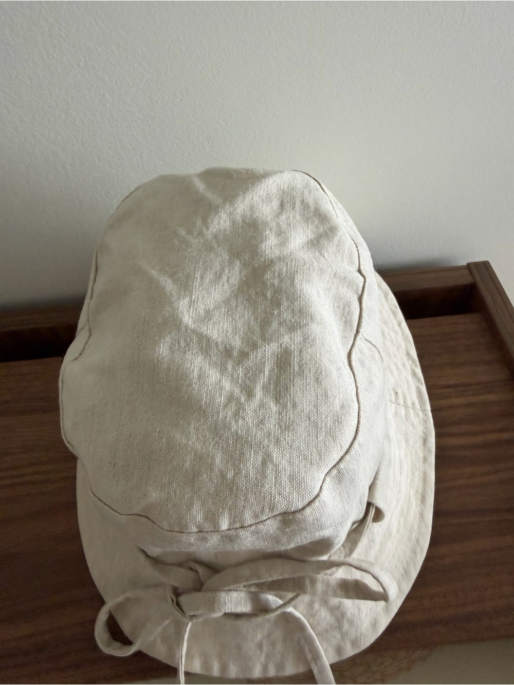 Jacquemus Beige cotton Tie detail Bucket Hat nwot