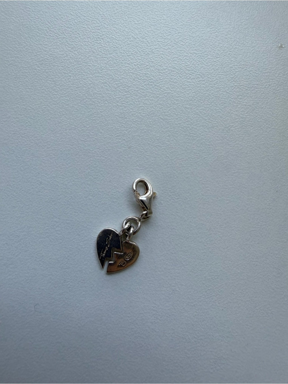 Authentic Thomas Sabo 925 Silver Broken Heart Charm - Studio Edition