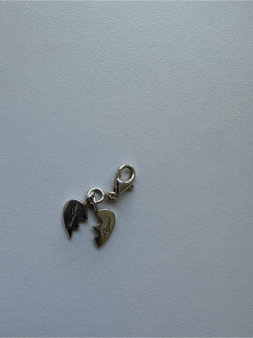Authentic Thomas Sabo 925 Silver Broken Heart Charm - Studio Edition