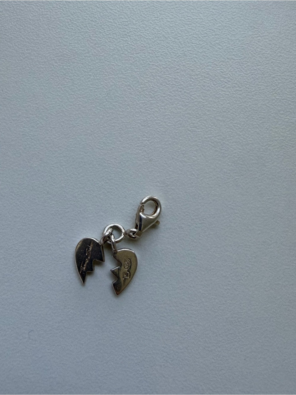 Authentic Thomas Sabo 925 Silver Broken Heart Charm - Studio Edition
