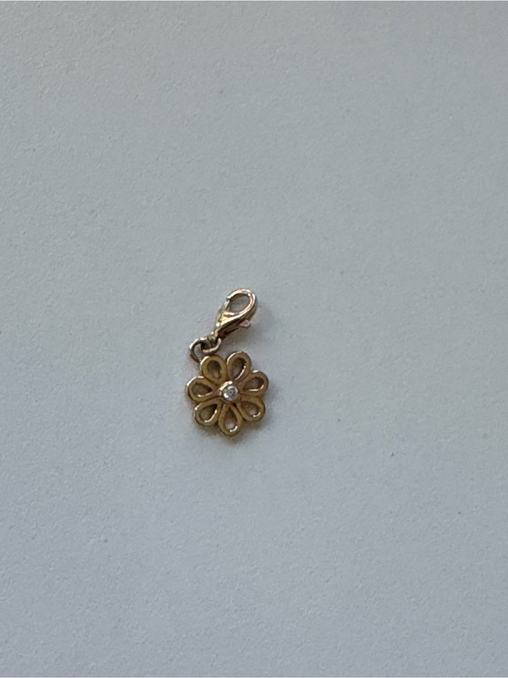Thomas Sabo Gold Plated Sterling Silver Daisy Charm Authentic