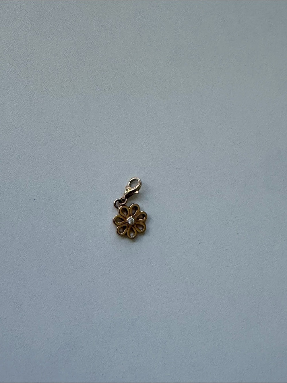 Thomas Sabo Gold Plated Sterling Silver Daisy Charm Authentic