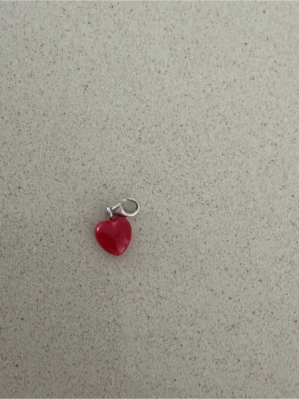 Thomas Sabo 925 Sterling Silver Red Heart Charm