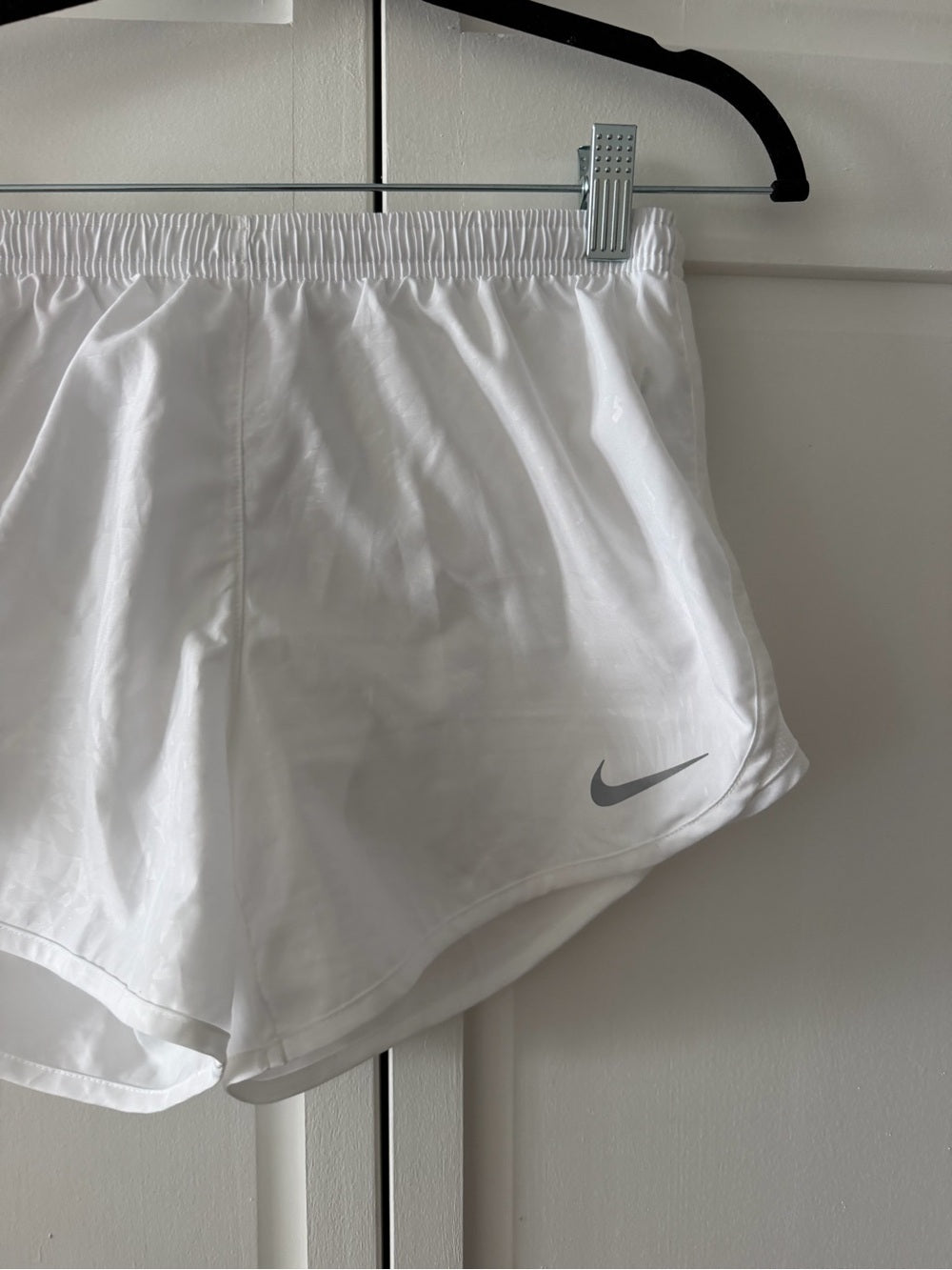 Nike White Double Layer Running Shorts - Size S
NWOT