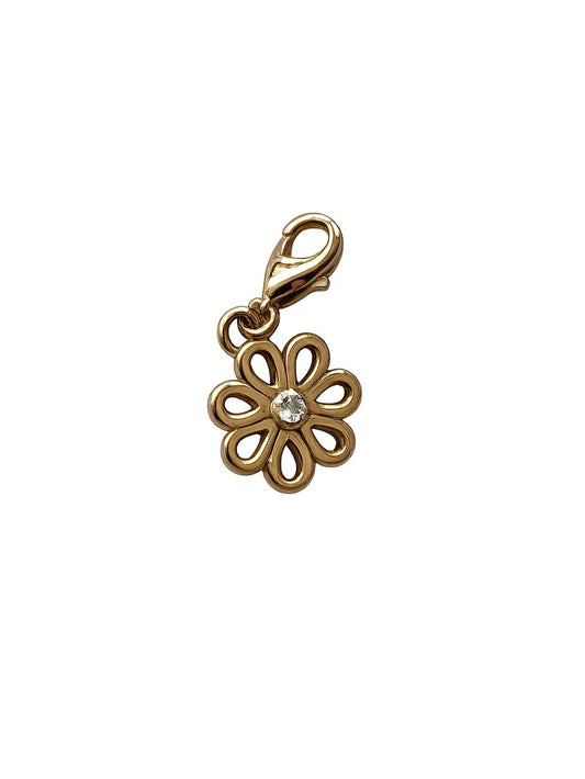 Thomas Sabo Gold Plated Sterling Silver Daisy Charm Authentic