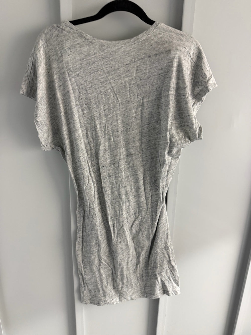 NWT IRO Paris Heather Grey Twist Front T-Shirt Dress M
