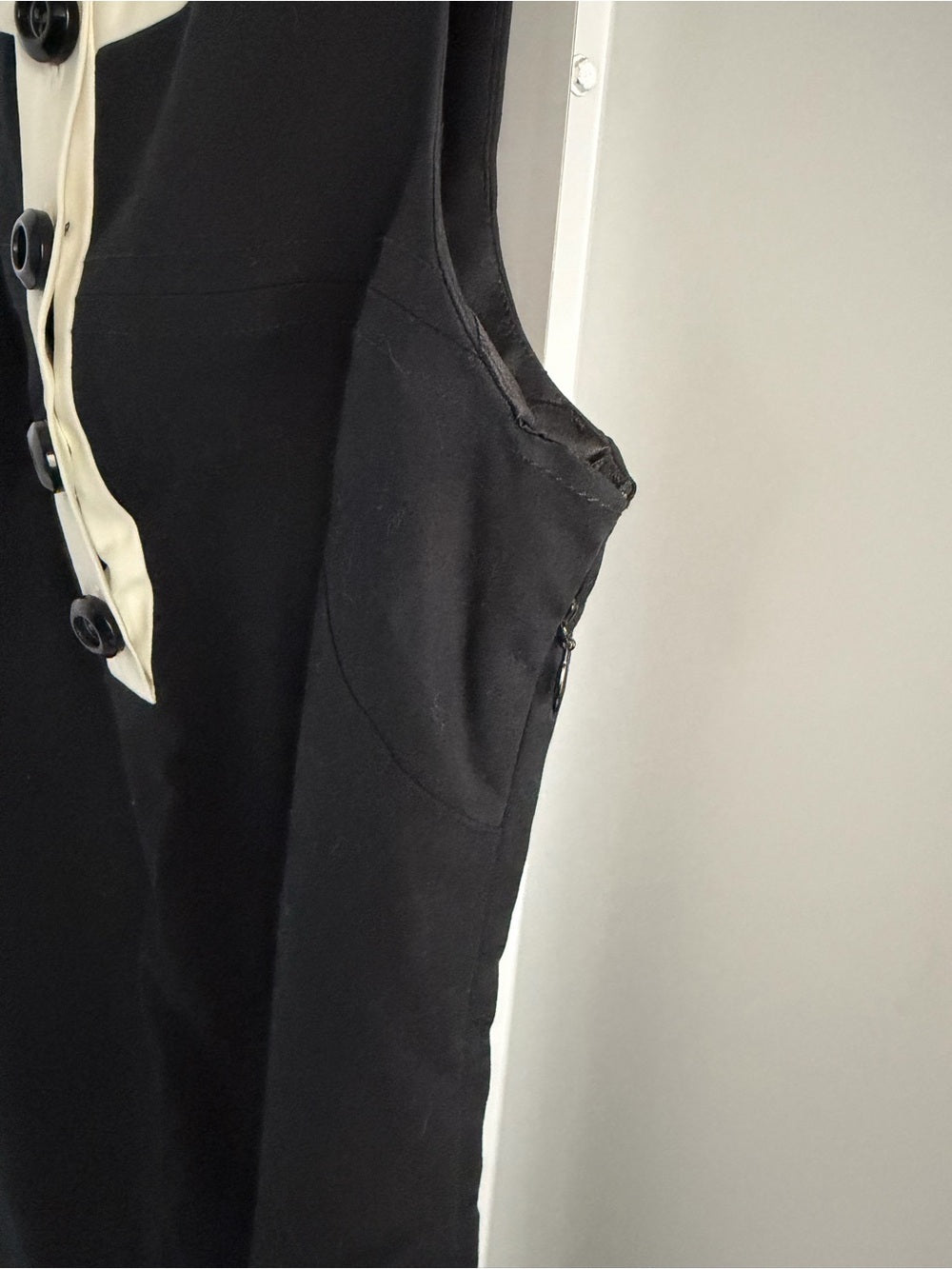 Milly New York NWT Black Cream Mod Mini Shift Dress 6 New