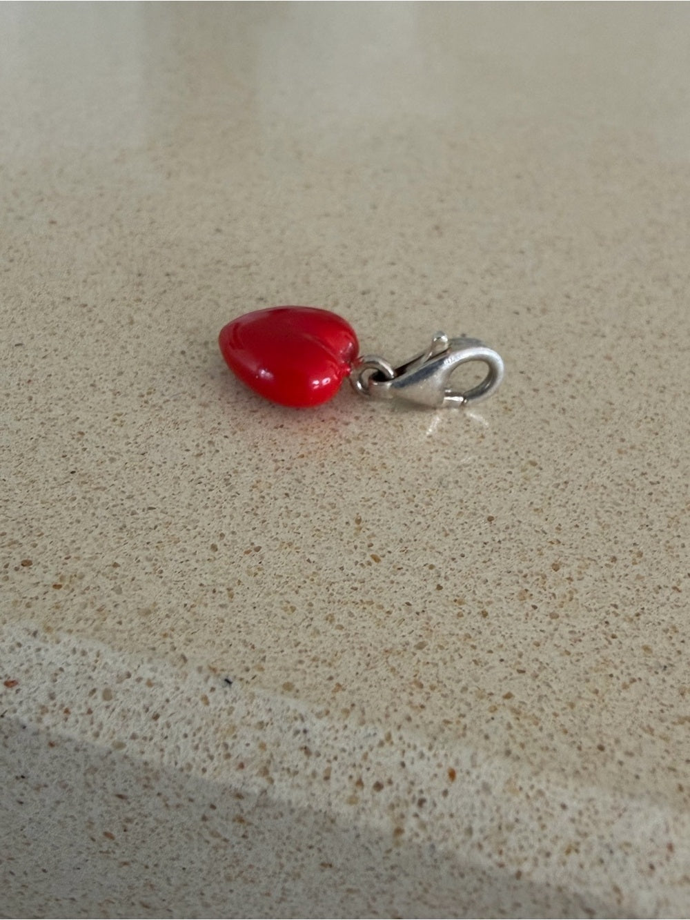 Thomas Sabo 925 Sterling Silver Red Heart Charm