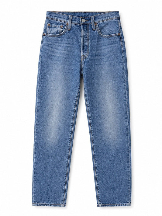 Levi's 501 Original Fit High-Rise Jeans - Mid-Light Wash - Size 27 - Studio Edition