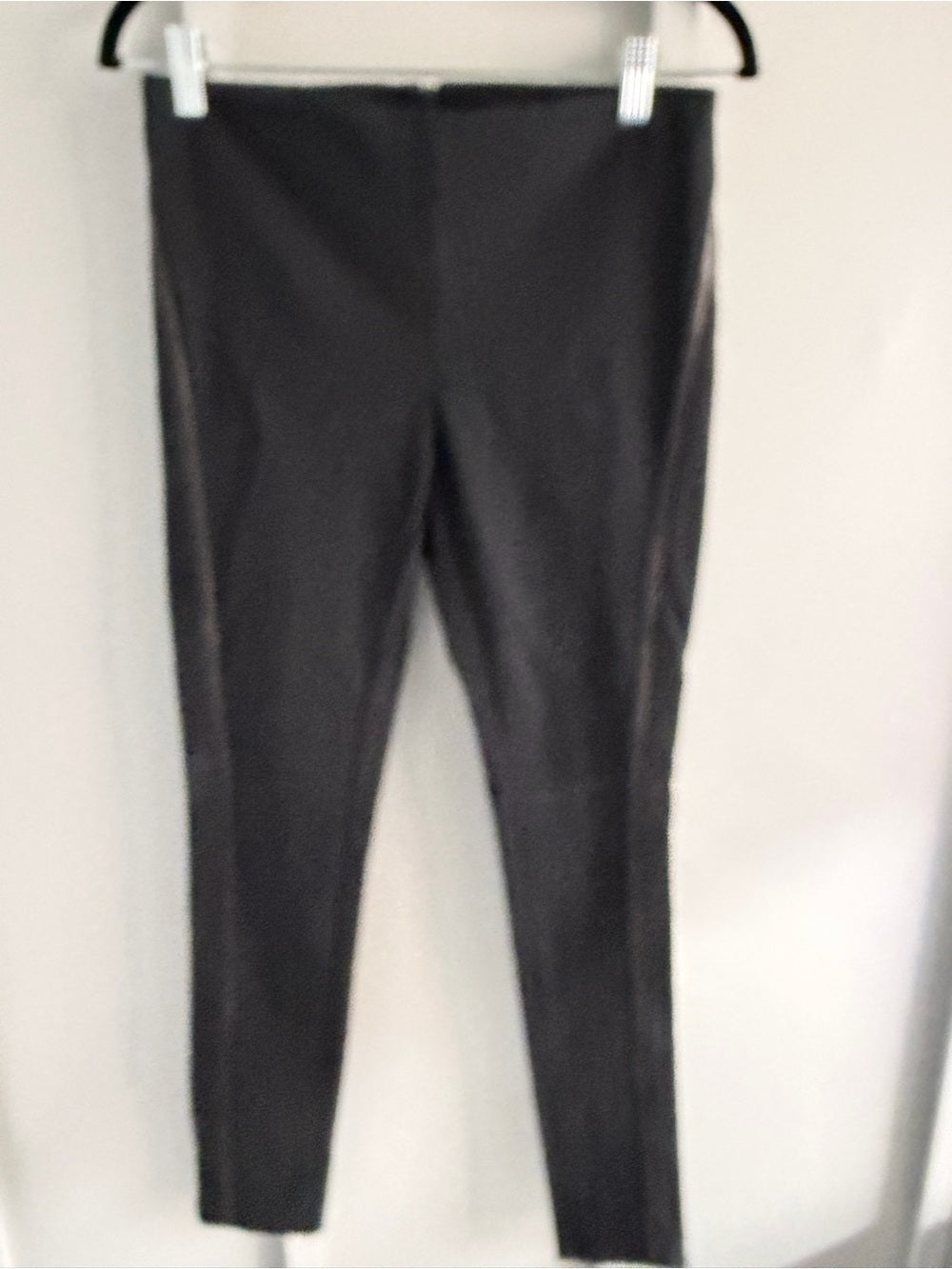 Rag & Bone Black Leather Trim Equestrian Skinny Moto Pants 4 - Studio Edition