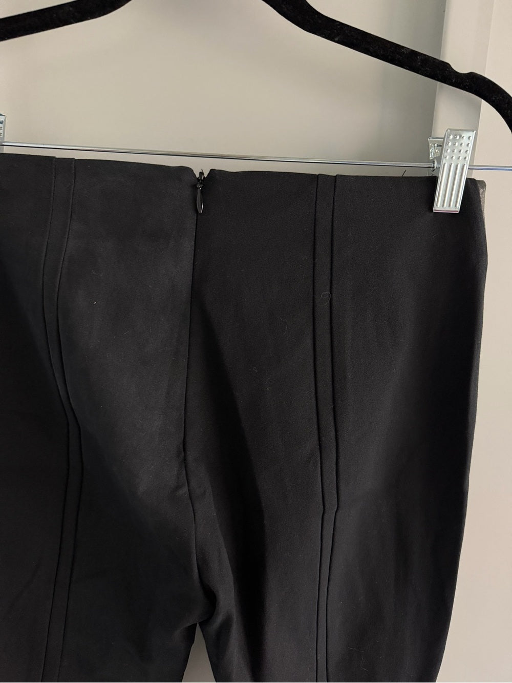 Rag & Bone Black Leather Trim Equestrian Skinny Moto Pants 4 - Studio Edition