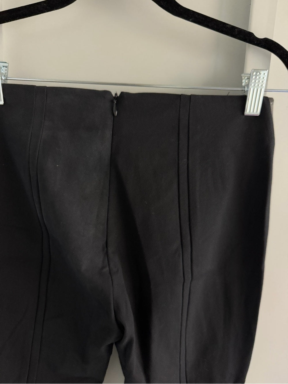 Rag & Bone Black Leather Trim Equestrian Skinny Moto Pants 4 - Studio Edition