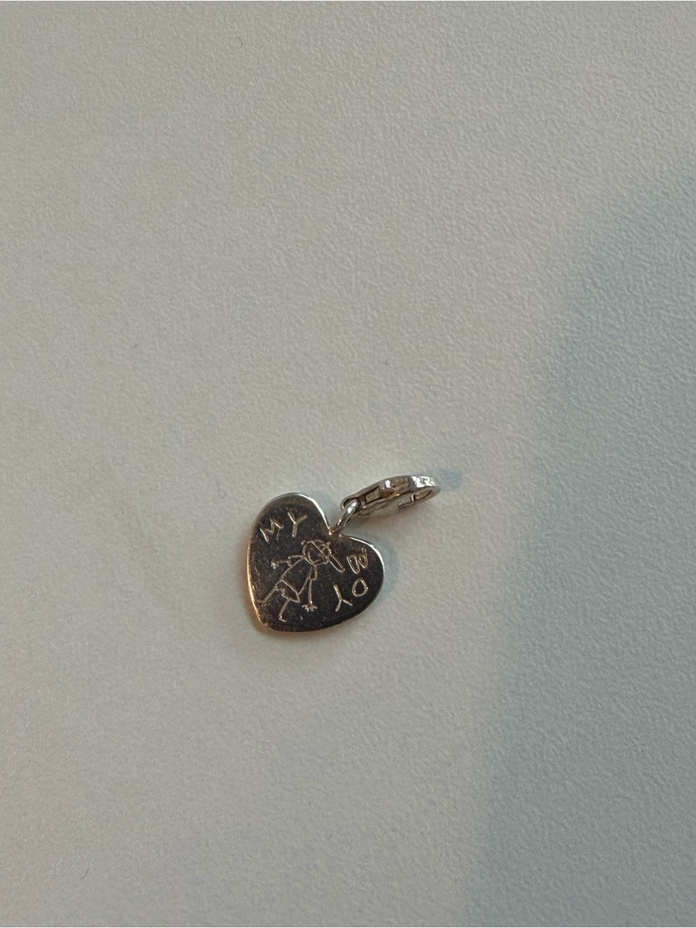 Thomas Sabo 925 Sterling Silver My Boy Heart Charm Pendant - Studio Edition