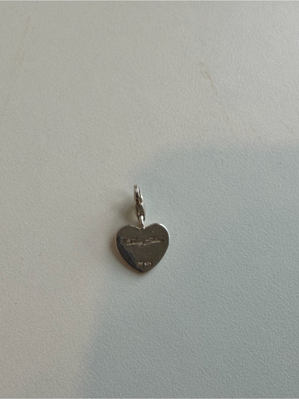 Thomas Sabo 925 Sterling Silver My Boy Heart Charm Pendant - Studio Edition