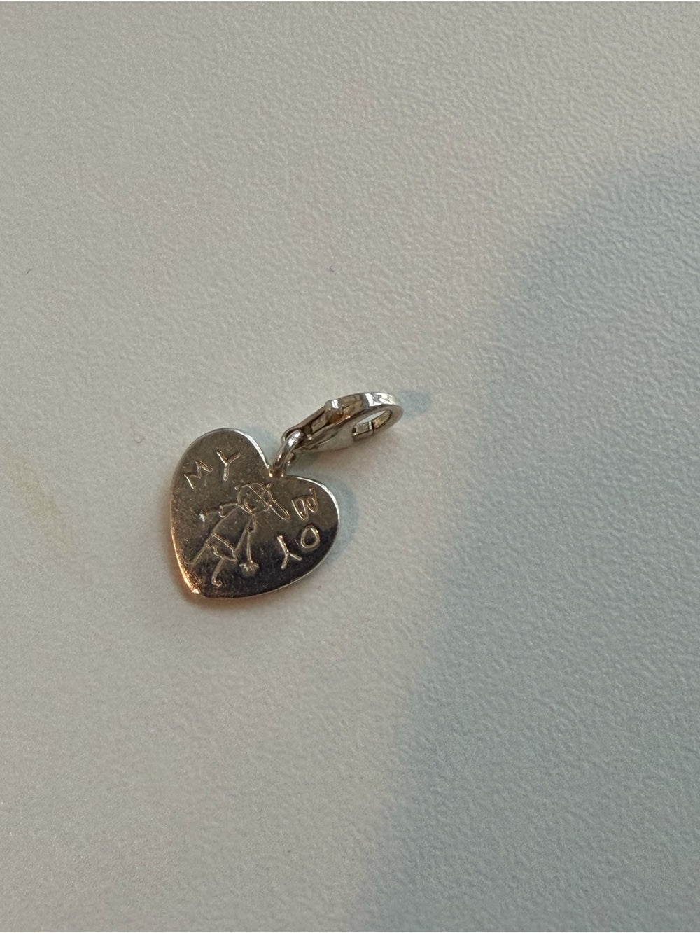 Thomas Sabo 925 Sterling Silver My Boy Heart Charm Pendant - Studio Edition