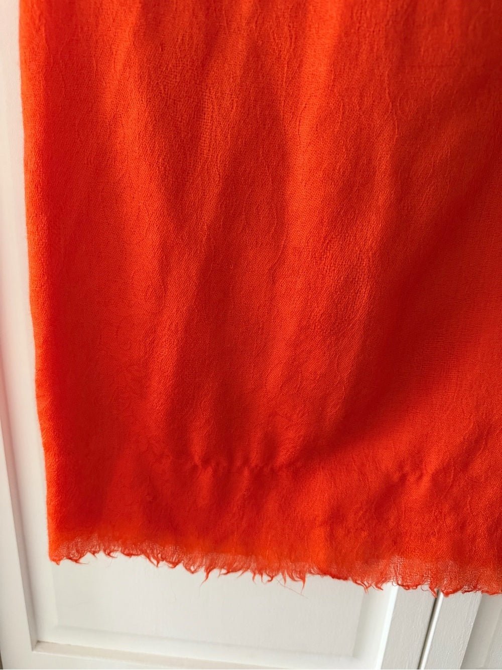 Vintage Orange Paisley Damask Pashmina Shawl Scarf European Luxury Wrap - Studio Edition