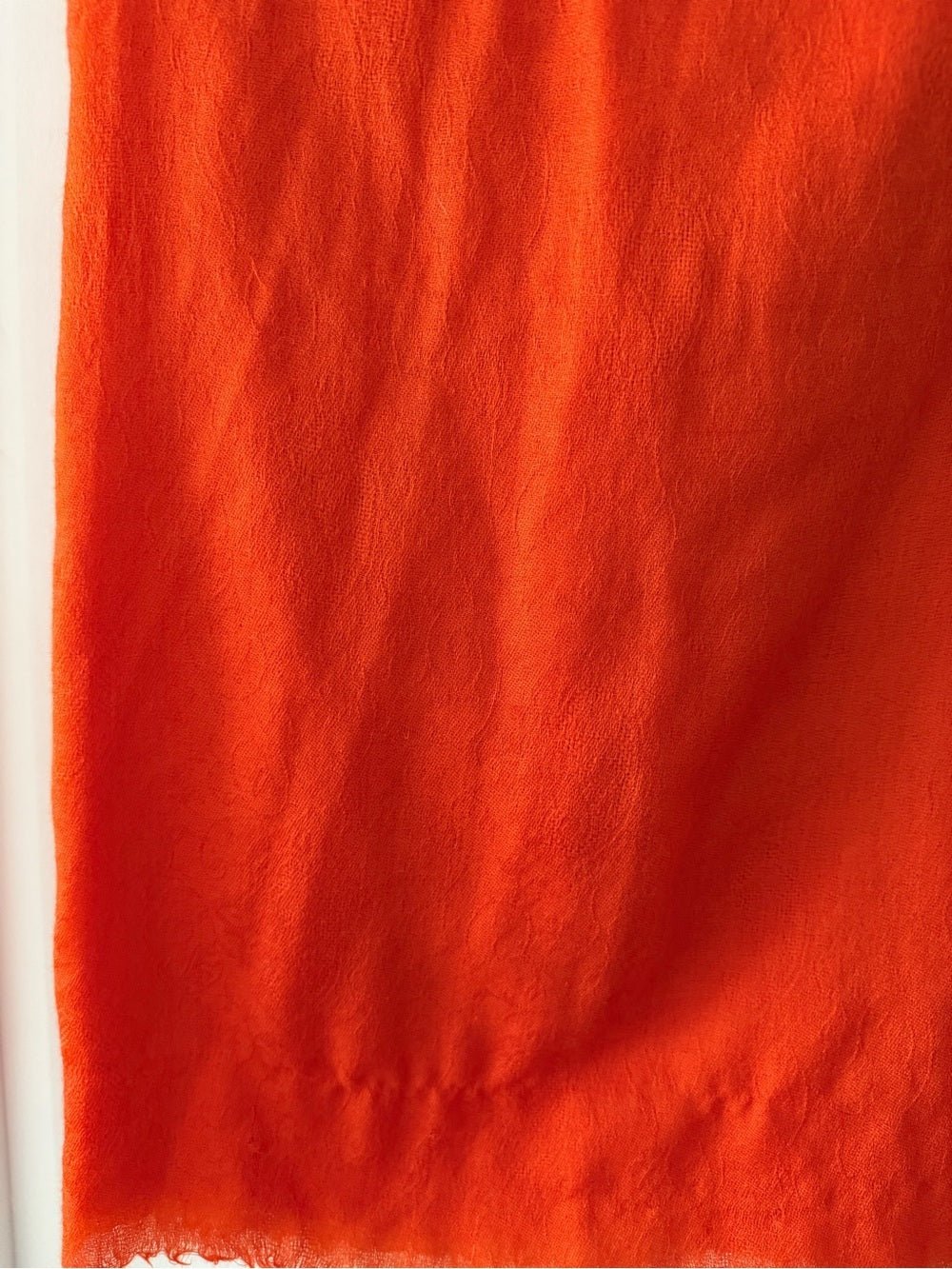 Vintage Orange Paisley Damask Pashmina Shawl Scarf European Luxury Wrap - Studio Edition