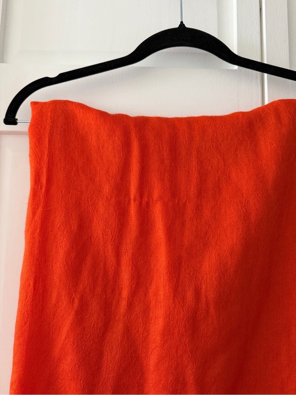 Vintage Orange Paisley Damask Pashmina Shawl Scarf European Luxury Wrap - Studio Edition