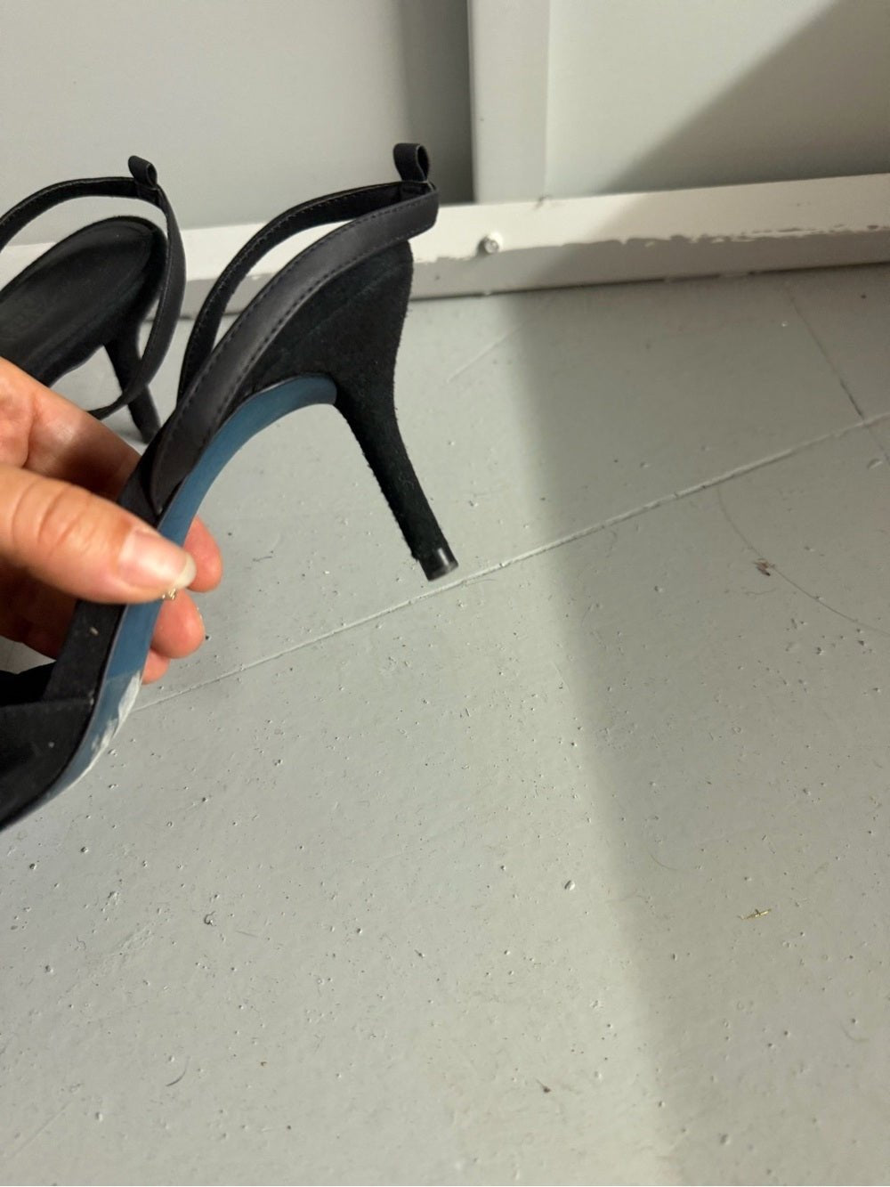 Zara Black Suede-Style Slingback Pumps with Bow Detail - Size 39 - Studio Edition